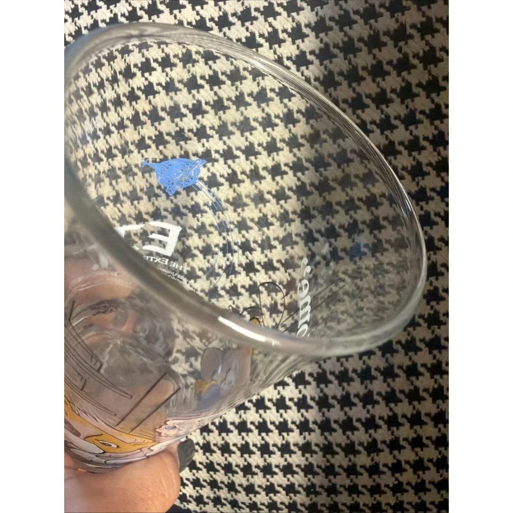 1982 E.T. The Extra-Terrestrial Pizza Hut 'Home' Collector Drinking Glass VTG
